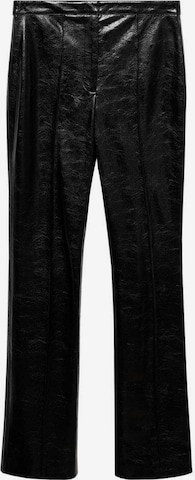 MANGO Slimfit Suorat housut 'Georgia' värissä musta: etupuoli