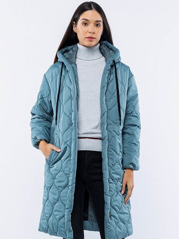 Manteau d’hiver 'Nova' Giorgio di Mare en bleu : devant