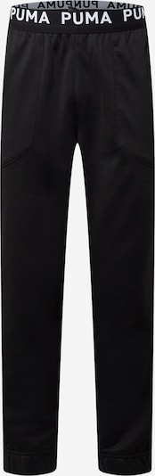 Pantaloni sport PUMA pe negru / alb, Vizualizare produs