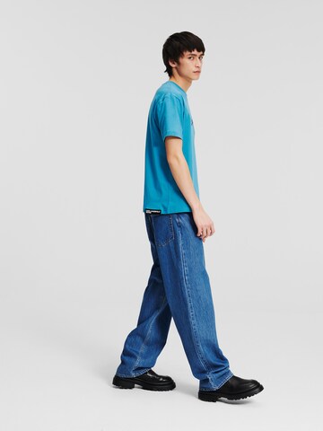 KARL LAGERFELD JEANS Loosefit Jeans in Blau