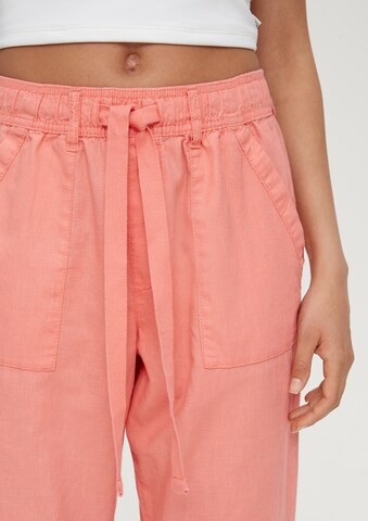 Loosefit Pantaloni di QS in rosa