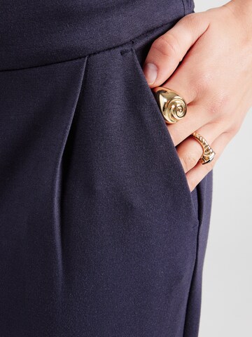 VERO MODA Конический (Tapered) Брюки со складками 'Eva' в Синий