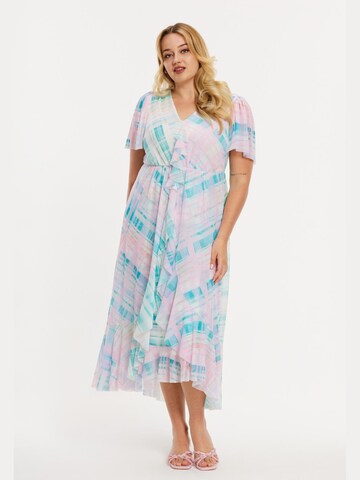 Robe YOEK en bleu : devant