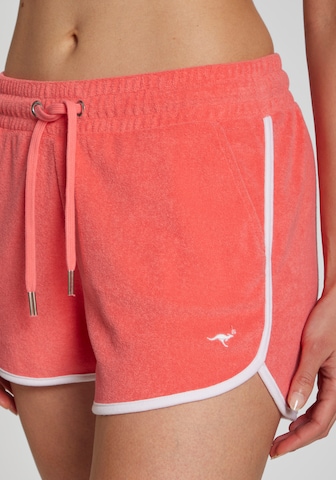 KangaROOS Regular Pants in Orange