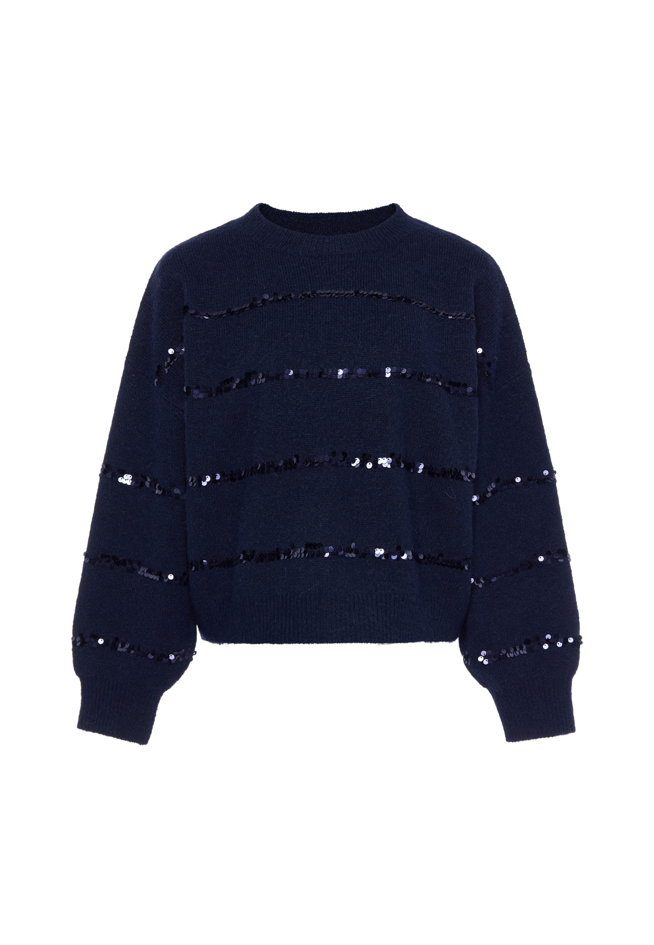 Pull-over 'Festive' faina en bleu : devant