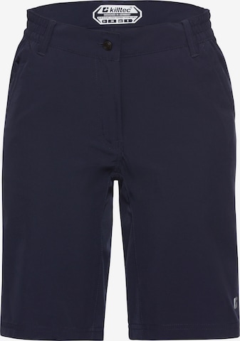 KILLTEC Athletic Pants in Blue: front