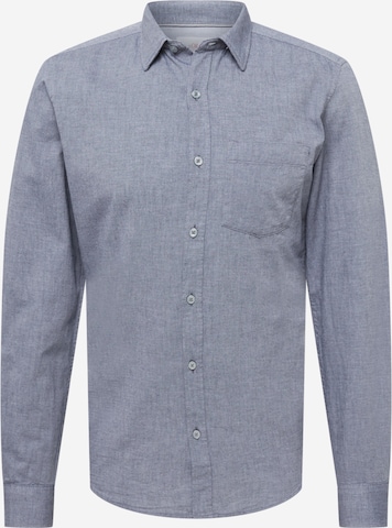 s.Oliver Button Up Shirt in Blue: front