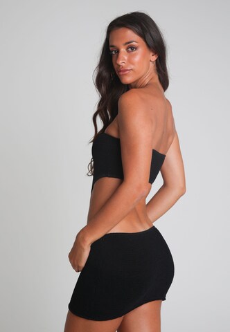 Moda Minx Beach dress 'Scrunch' in Black