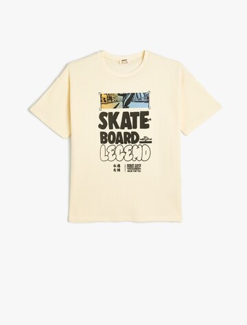 Koton T-Shirt in Beige: Vorderseite