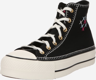 CONVERSE Baskets hautes 'CHUCK TAYLOR ALL STAR' en beige / rose / noir / blanc, Vue avec produit