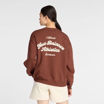 new balance Sweatshirt 'Heritage' in Bruin