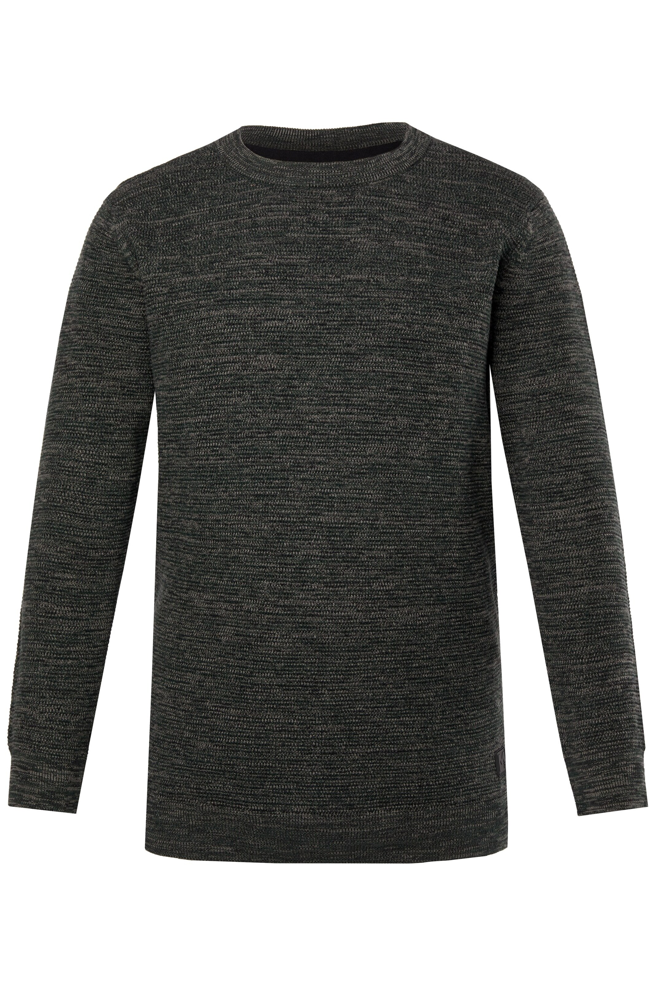 Men Plus Pullover in Grau: Vorderseite