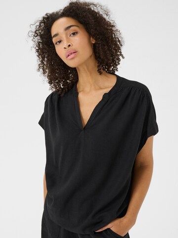 Camicia da donna 'KAmilia' di Kaffe in nero: frontale