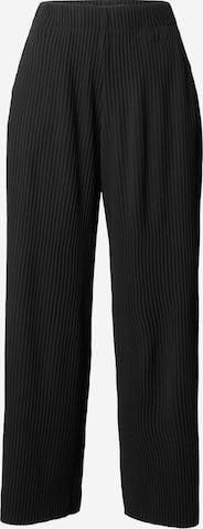 Wide Leg Pantalon 'SILLA' SELECTED FEMME en noir : devant