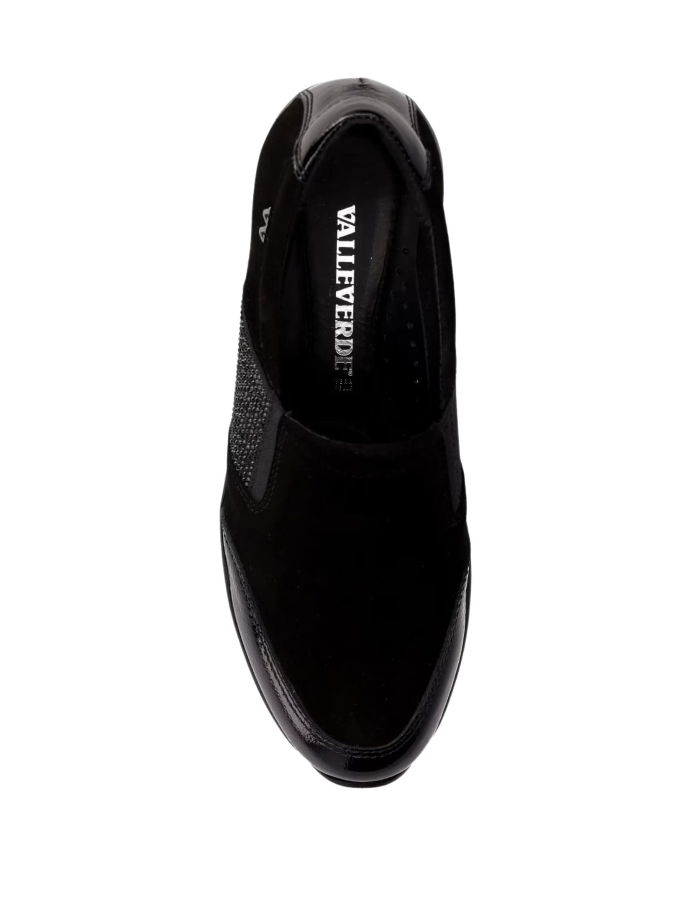 Sneaker bassa 'Valleverde Sneakers Suede Nero' di Valleverde in nero
