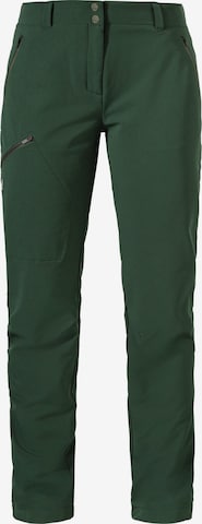 Schöffel Regular Outdoor trousers in Green: front