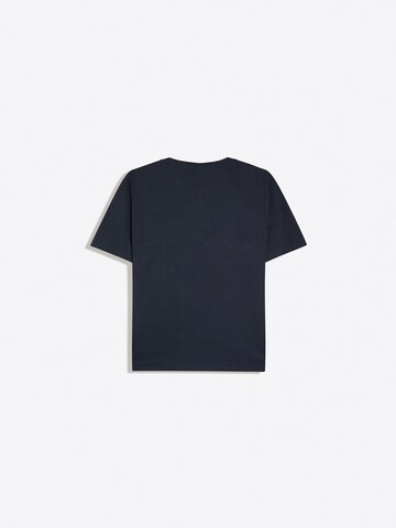 T-Shirt Bershka en bleu