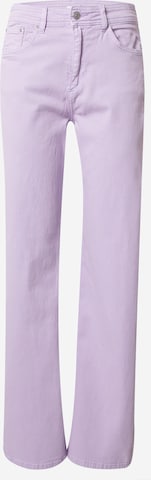 Wide Leg Jean 'KATO LYDIA' b.young en violet : devant