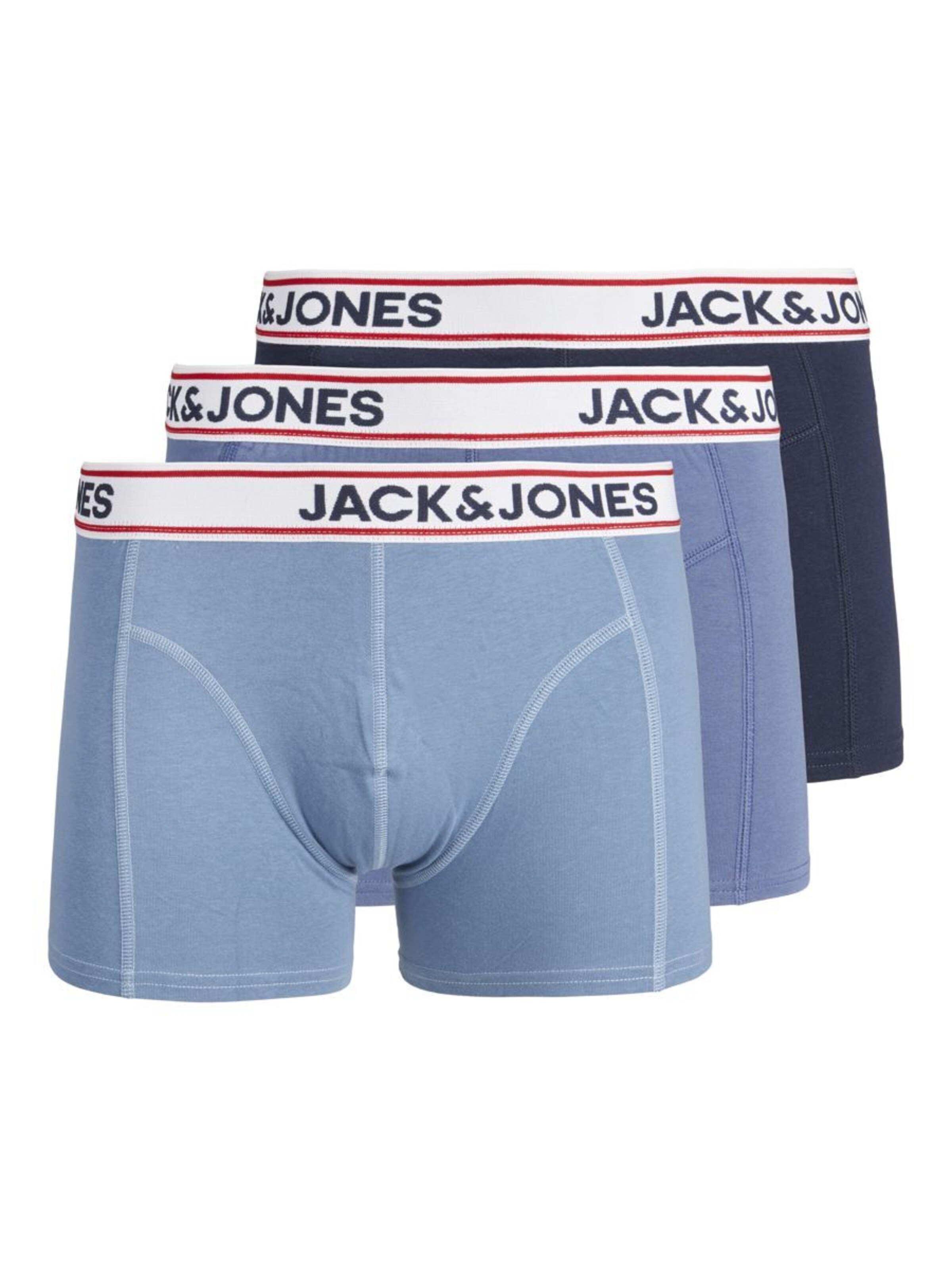 JACK & JONES Boxerky 'Jake' – modrá: přední strana