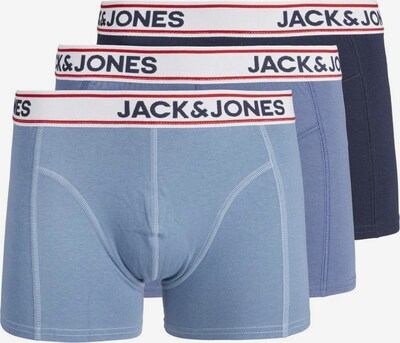 JACK & JONES Boxershorts 'Jake' in marine / hellblau / dunkelrot / weiß, Produktansicht