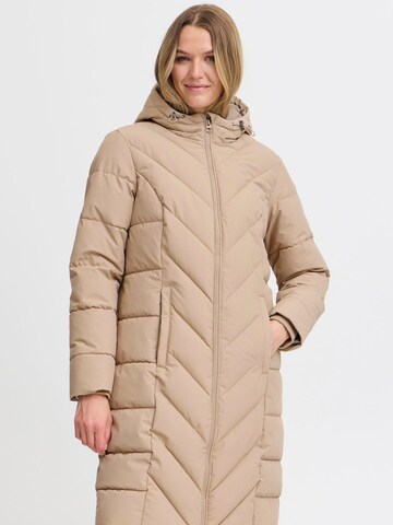 Fransa Winter Jacket 'FRMAISE JA 2' in Beige: front