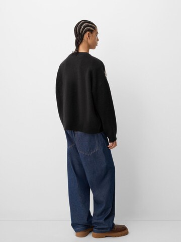 Bershka Pulover | črna barva