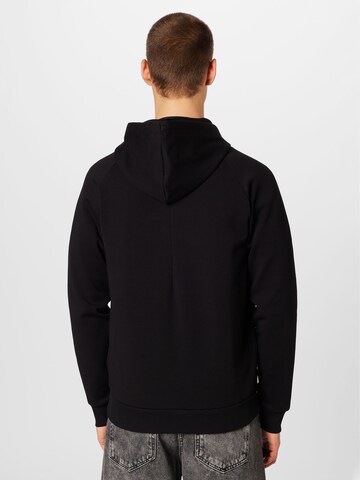 BOSS Green Zip-Up Hoodie 'Saggy' in Black