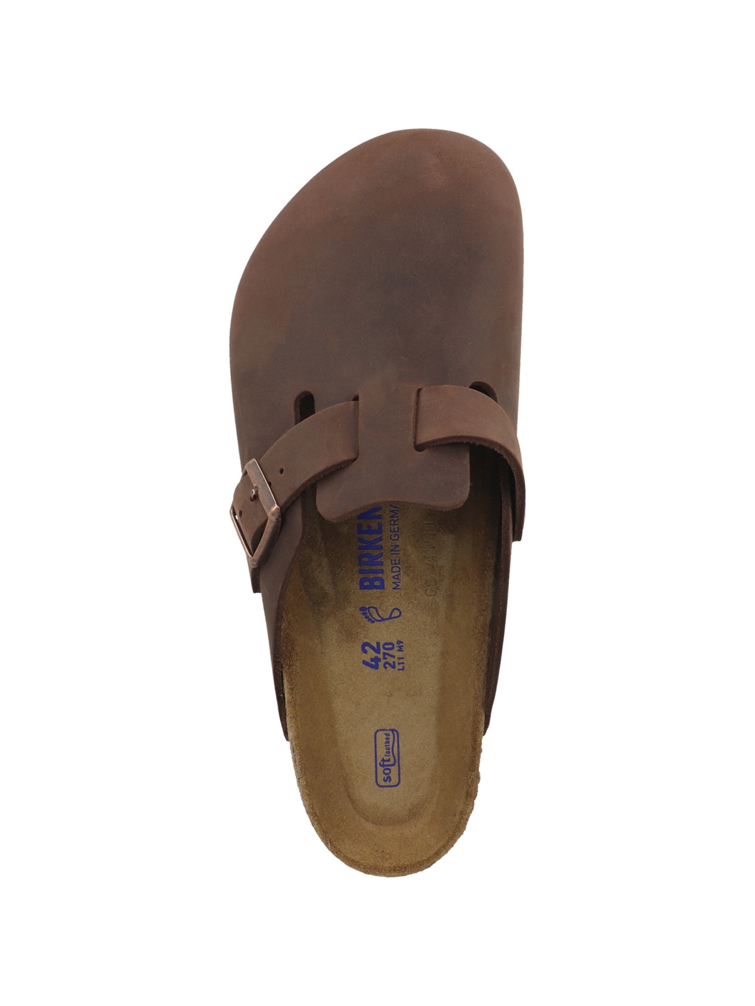 BIRKENSTOCK - Socas 'Boston SFB' em castanho