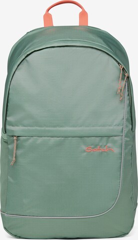 Satch Backpack 'Fly' in Green: front