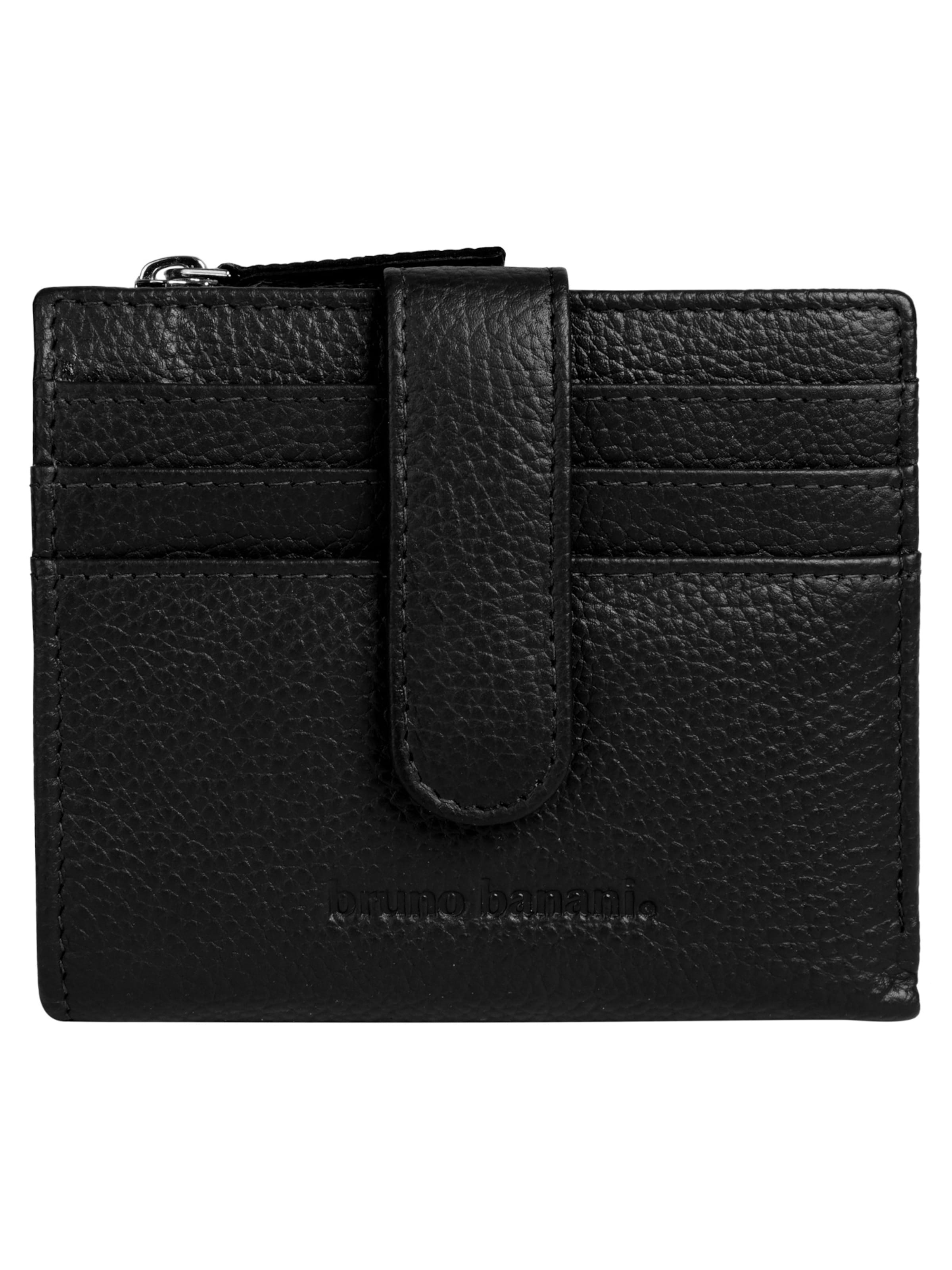Bruno Banani Portemonnaie 'SAMEA'‌‌ in Schwarz: Vorderseite