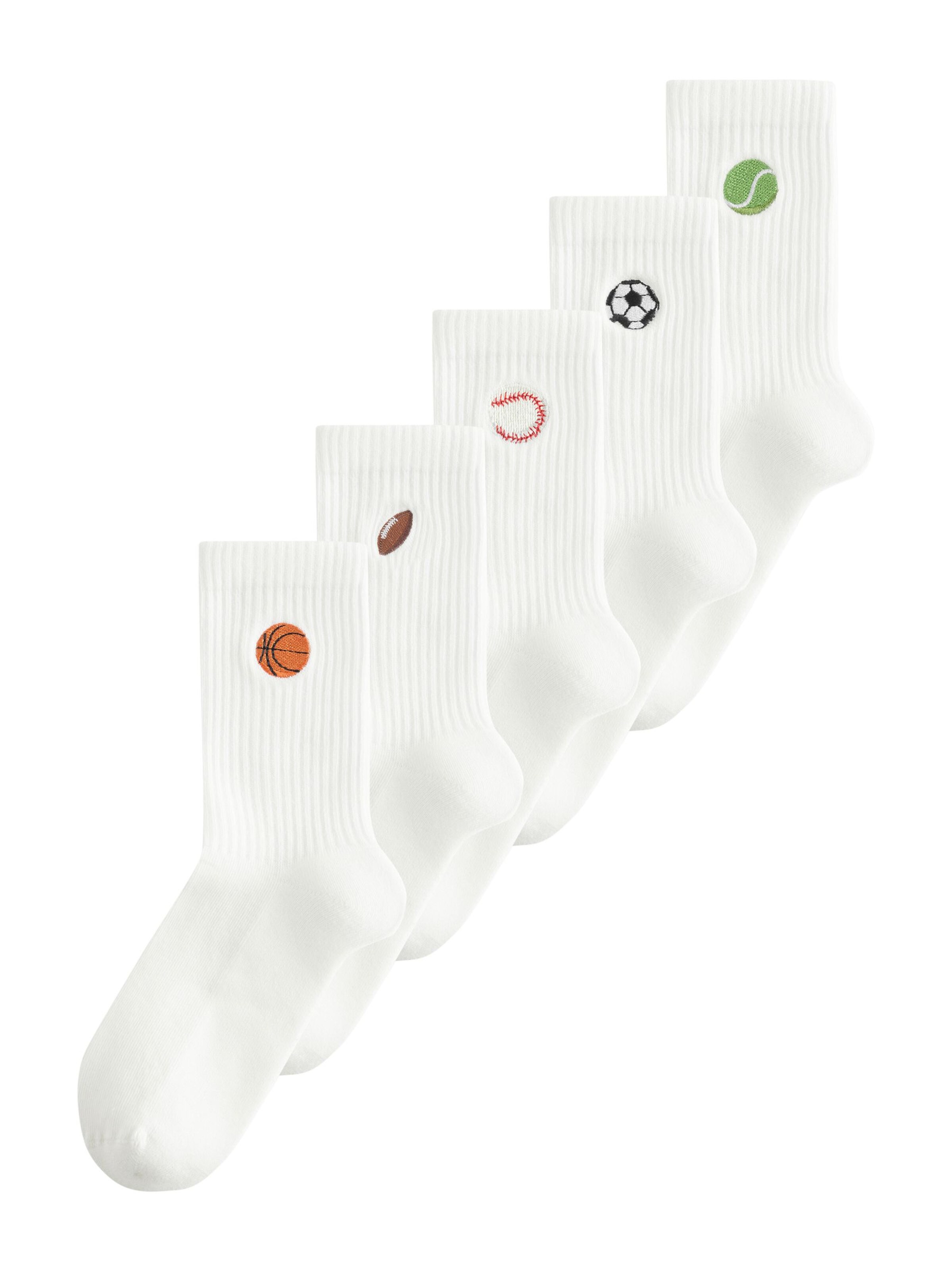 Next Socks in White: front