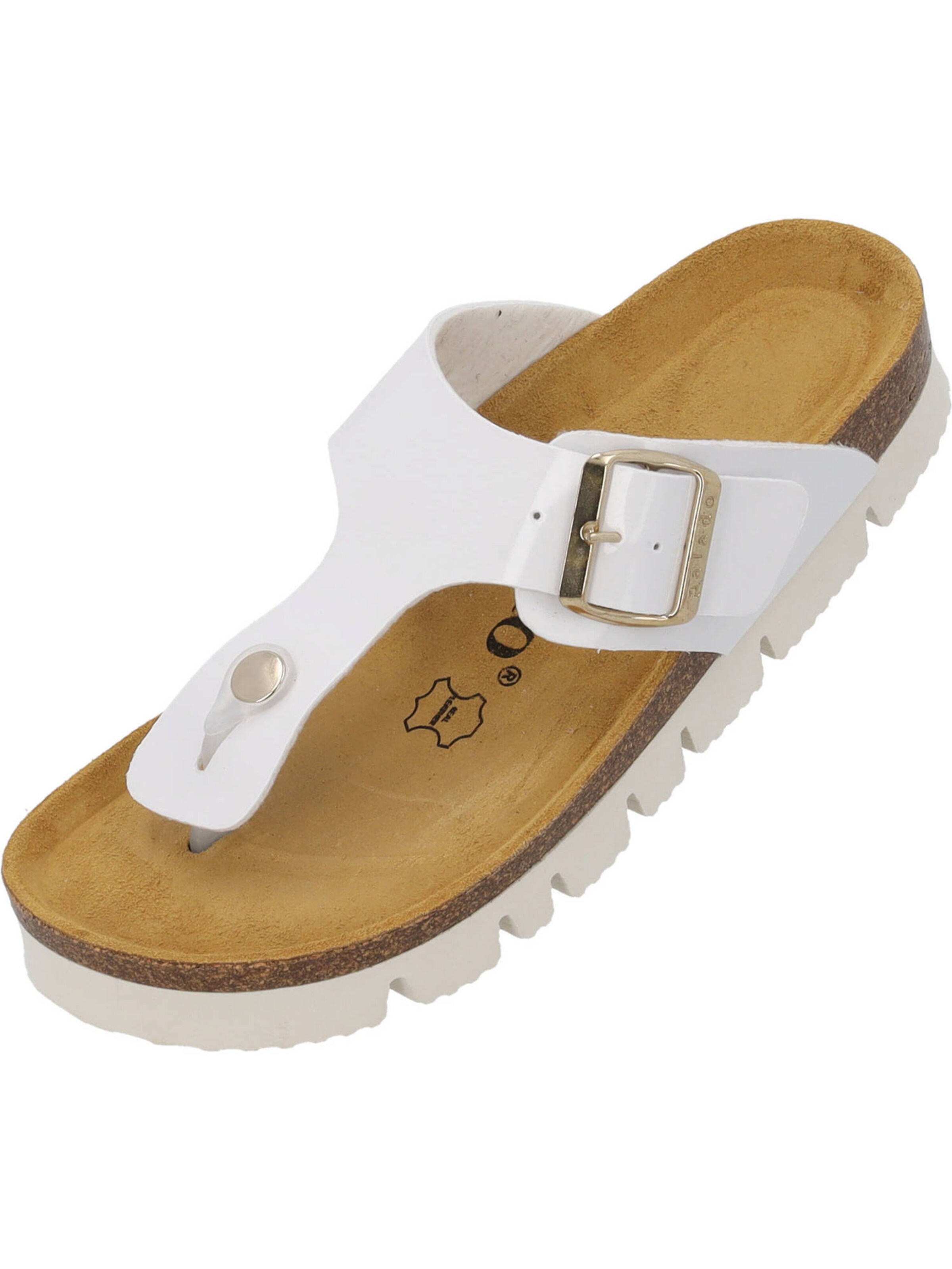 Palado - Sandalias de dedo 'Kos' en blanco: frente