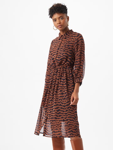 Part Two Shirt Dress 'Esmine' in Brown: front