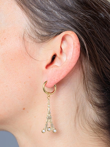 YParis Earrings 'Boucle Darcy G' in Gold: front