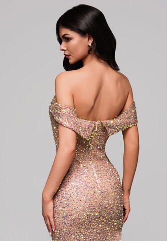 Robe de soirée Ombre en or