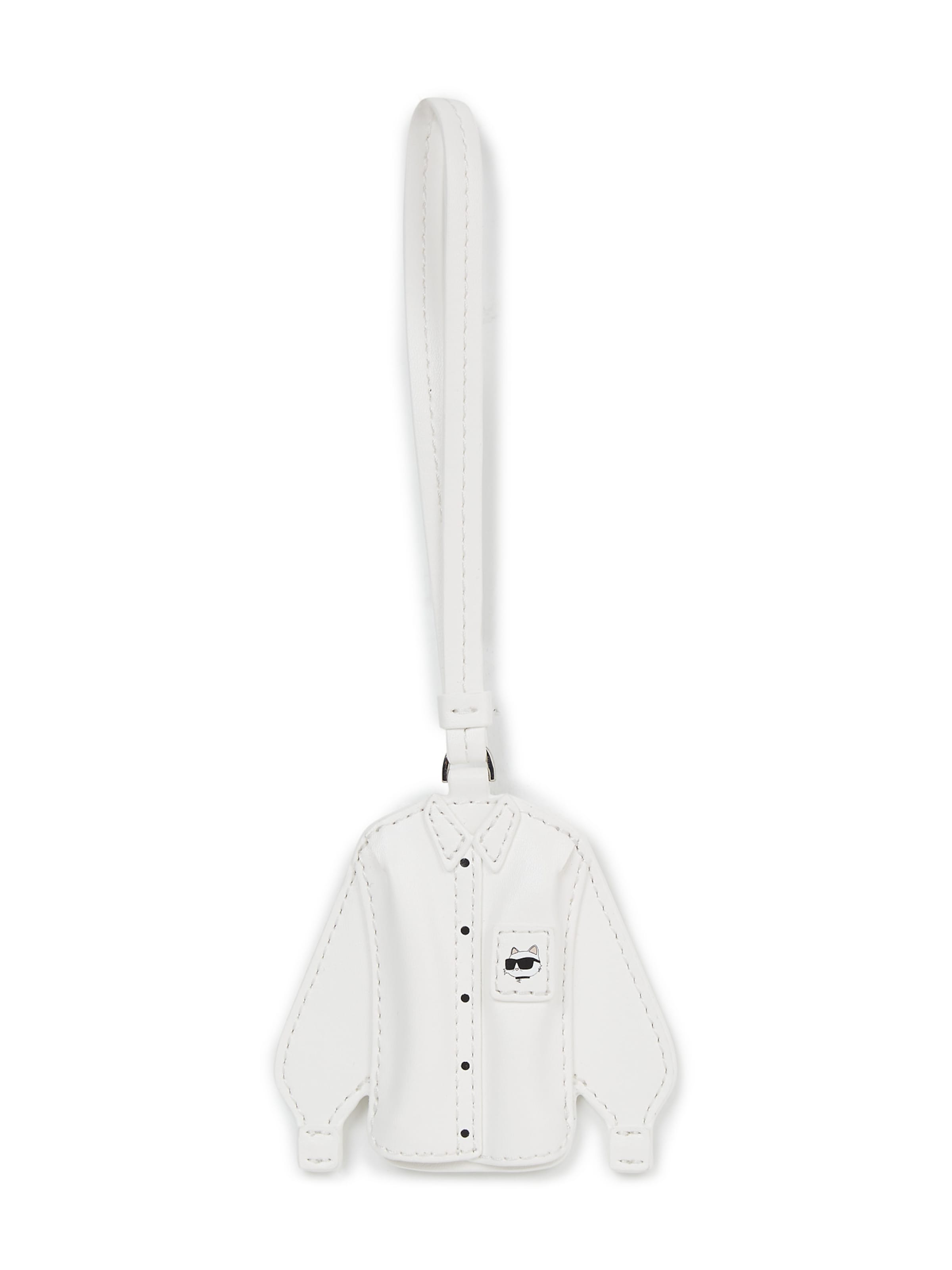 Karl Lagerfeld Key ring 'Ikon' in White: front