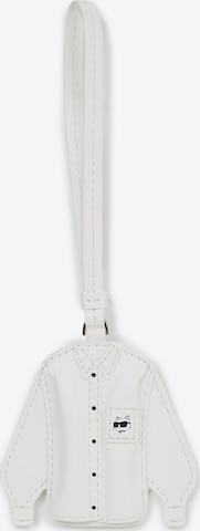 Karl Lagerfeld Avaimenperä 'Ikon' värissä valkoinen: etupuoli