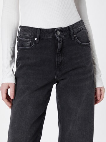 QS Wide Leg Jeans in Grau