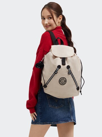 KIPLING Backpack 'New Fundament' in Beige
