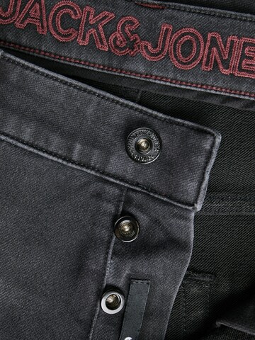 JACK & JONES Slimfit Jeans 'MIKE' in Zwart