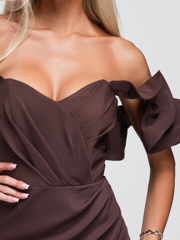 Ombre Abendkleid‌‌‌‌‌‌‌ in Braun