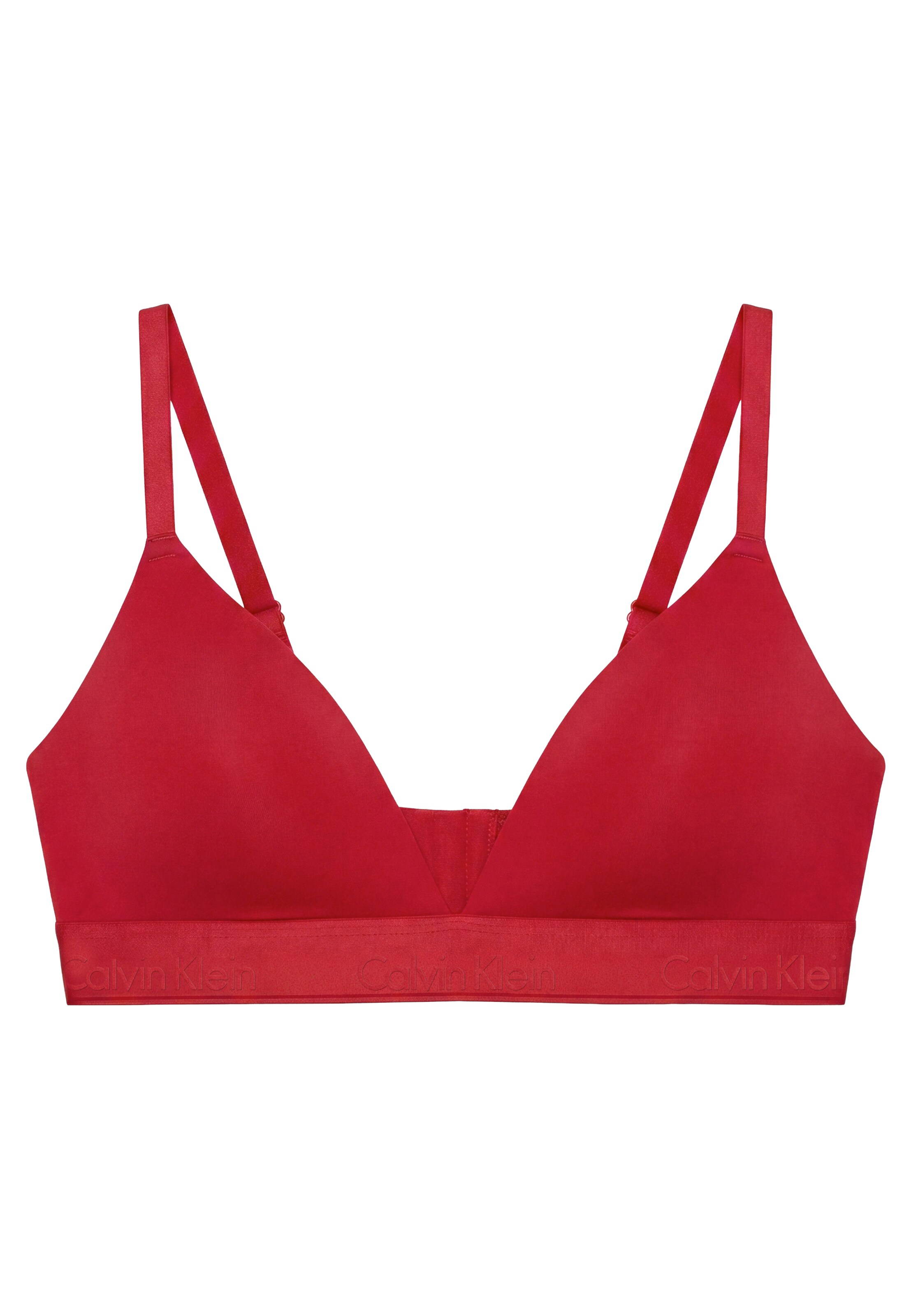 raudona Calvin Klein Trikampė Liemenėlė: priekis