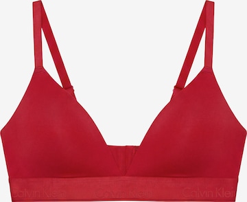 raudona Calvin Klein Trikampė Liemenėlė: priekis