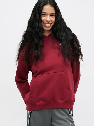 Jordan Sweatshirt 'BRKLN FLC' i röd