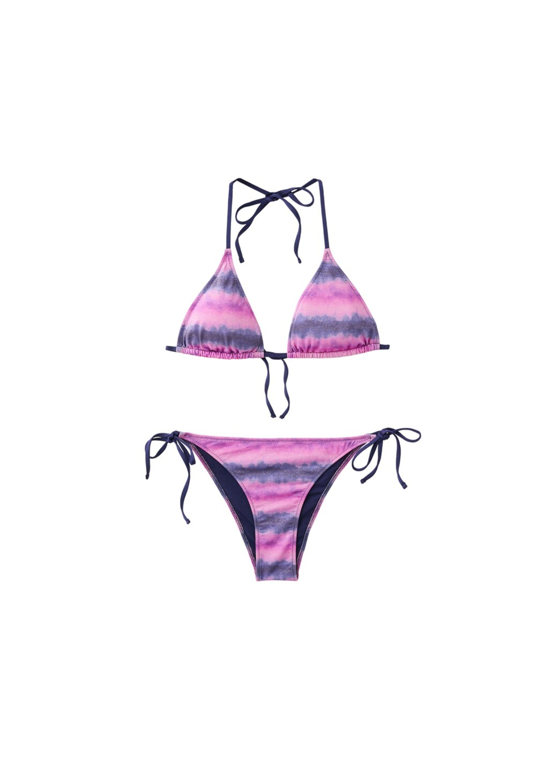 MANGO TEEN Triangle Bikini 'Blurry' in Purple: front