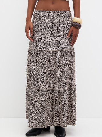 Jupe Pull&Bear en beige : devant