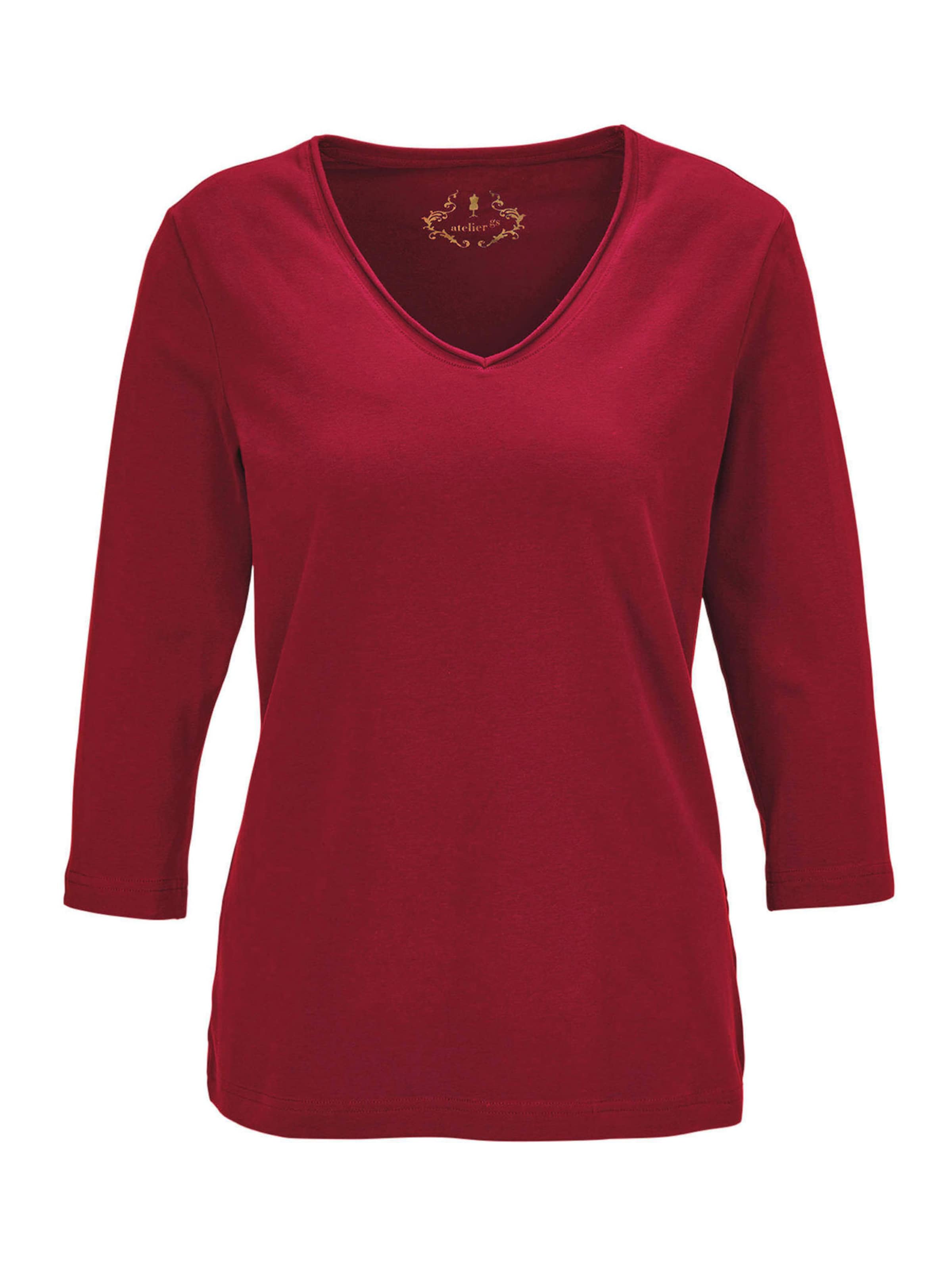 Goldner Shirt in Rot: Vorderseite