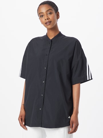 ADIDAS SPORTSWEAR Funktionsbluse in Schwarz: predná strana