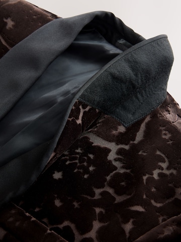 Next Slim Fit Sakko 'Devore' in Braun