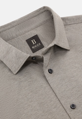 Coupe regular Chemise Boggi Milano en gris